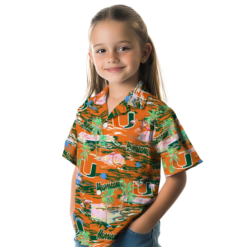 Miami Hurricanes Flamingo Retreat 2026 Hawaiian Shirt – Moonbestprint