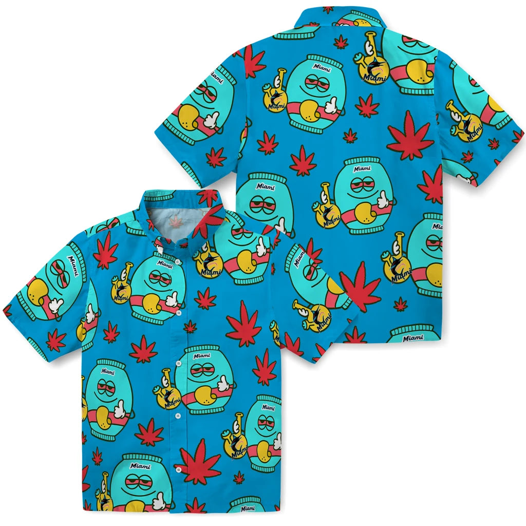 Miami Marlins Hawaiian Shirt - Chill Vibe | Moonbestprint
