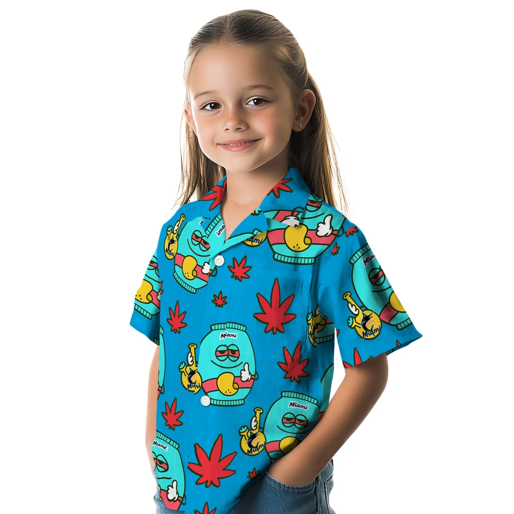 Miami Marlins Hawaiian Shirt - Chill Vibe | Moonbestprint