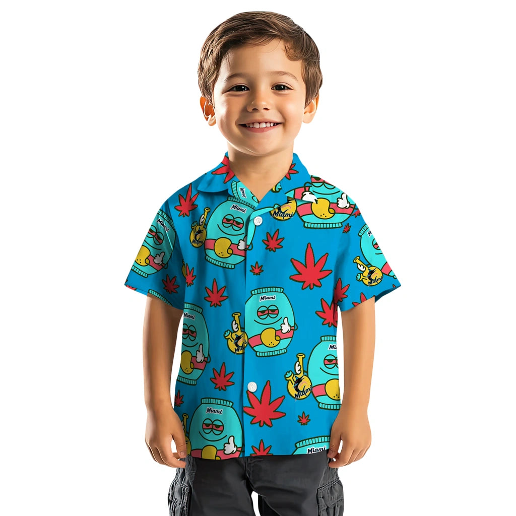 Miami Marlins Hawaiian Shirt - Chill Vibe | Moonbestprint