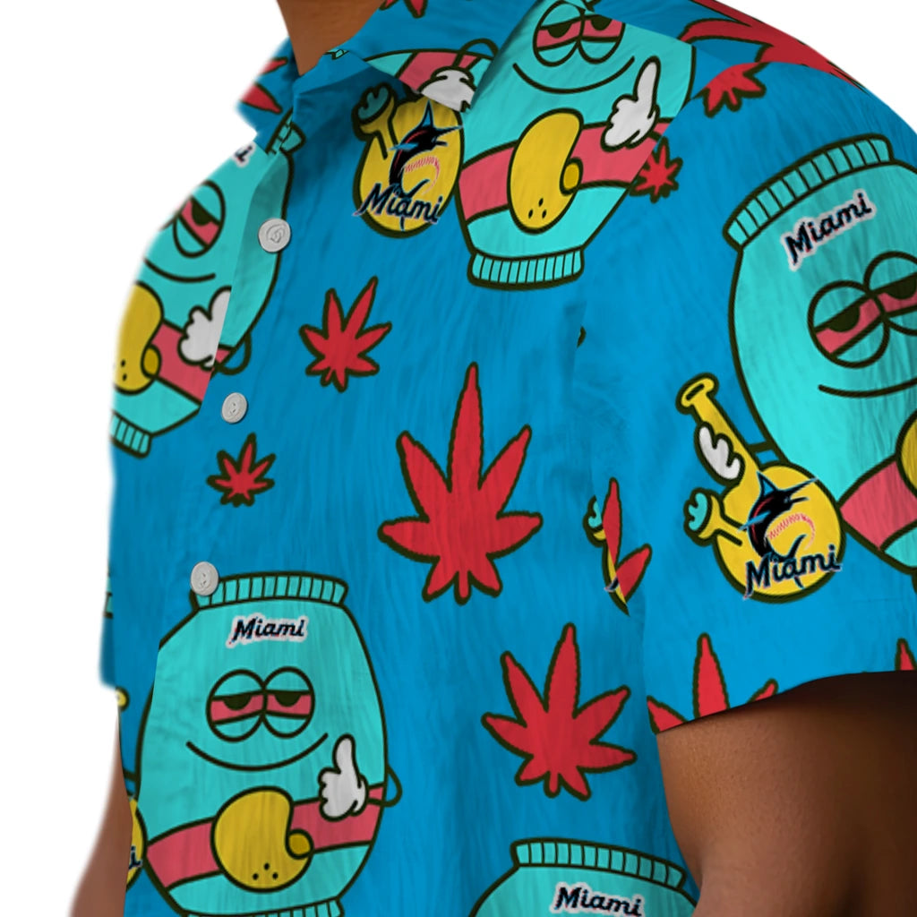 Miami Marlins Hawaiian Shirt - Chill Vibe | Moonbestprint
