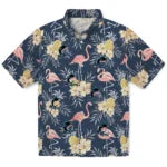 Miami Marlins Hawaiian Shirt - Flamingo Hibiscus | Moonbestprint