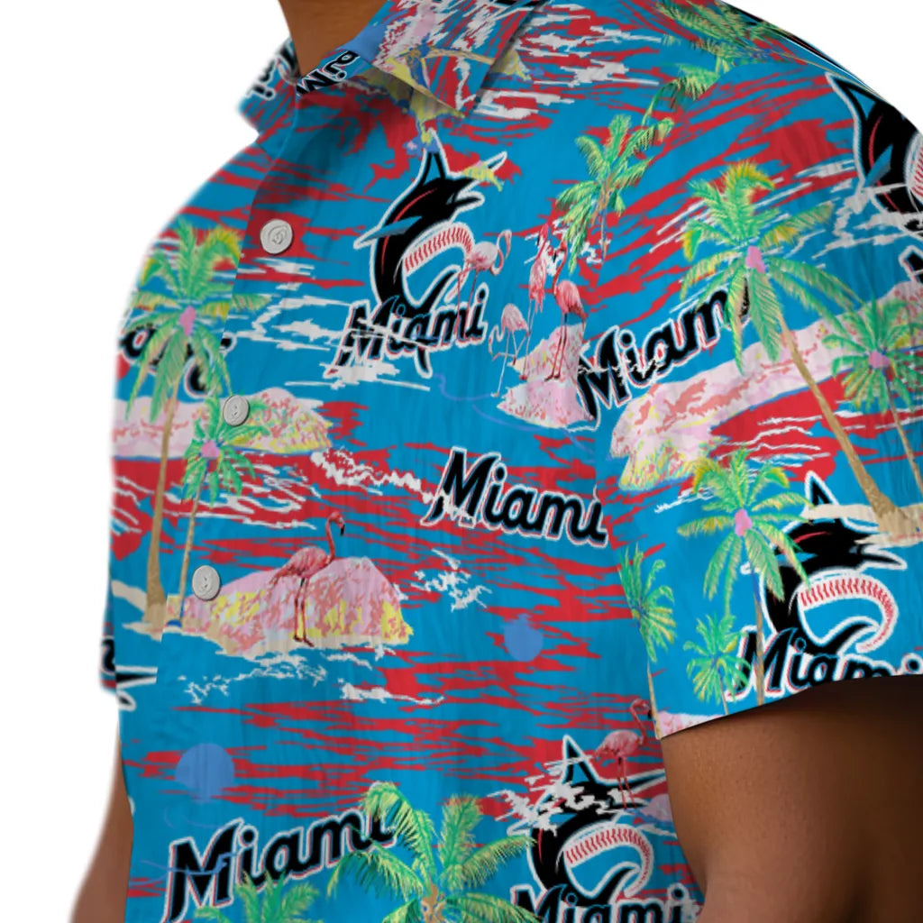 Miami Marlins Flamingo Retreat 2026 Hawaiian Shirt – Moonbestprint