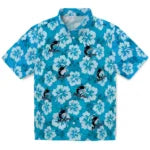Miami Marlins Hawaiian Shirt - Hibiscus Cluster | Moonbestprint