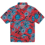 Miami Marlins Hawaiian Shirt - Palm Sunset | Moonbestprint