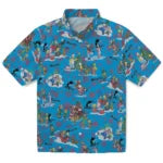 Miami Marlins Hawaiian Shirt - Simpsons Christmas | Moonbestprint