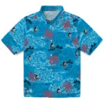 Miami Marlins Hawaiian Shirt - Wave Palm | Moonbestprint