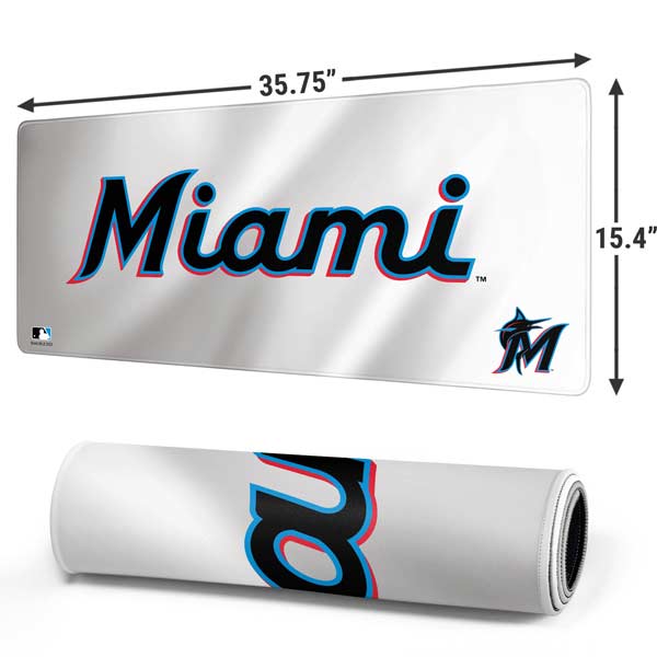 MLB Miami Marlins Home Jersey Gaming Mouse Pad Moonbestprint