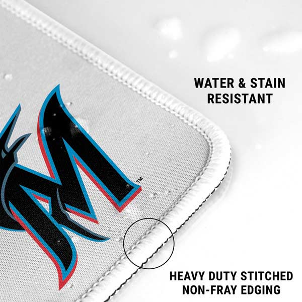 MLB Miami Marlins Home Jersey Gaming Mouse Pad Moonbestprint