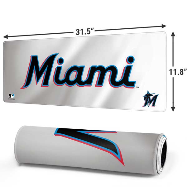 MLB Miami Marlins Home Jersey Gaming Mouse Pad Moonbestprint