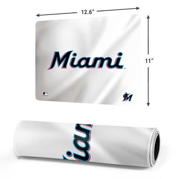 MLB Miami Marlins Home Jersey Gaming Mouse Pad Moonbestprint