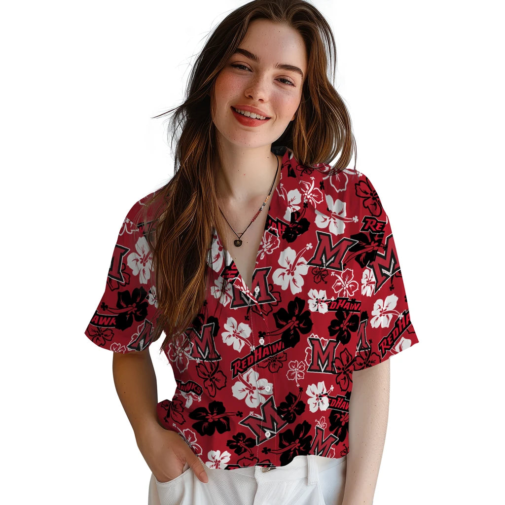 MiamiHawks Hibiscus Bloom Hawaiian Shirt – Moonbestprint