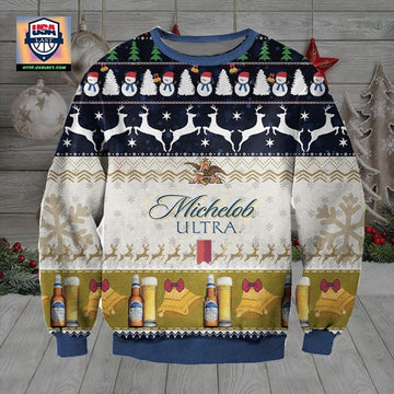 Michelob Ultra Beer Ugly Christmas Sweater 2022 ? Usalast