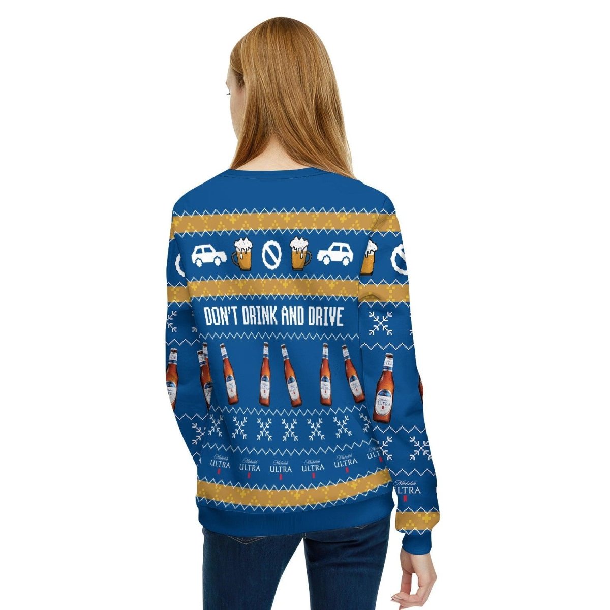 Michelob Ultra Don't Drink And Drive Ugly Sweater – Moonbestprint