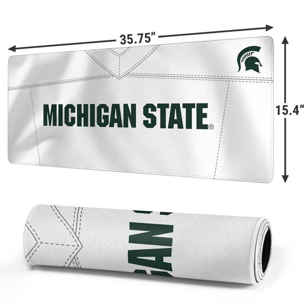 Michigan State University White Jersey Gaming Mouse Pad Moonbestprint