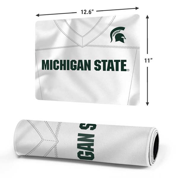 Michigan State University White Jersey Gaming Mouse Pad Moonbestprint