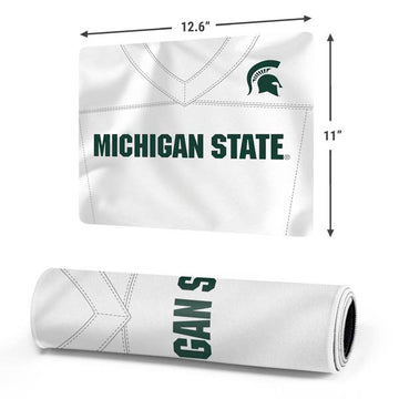Michigan State University White Jersey Gaming Mouse Pad Moonbestprint