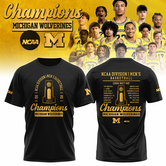 Michigan Wolverines - 2026 National Champions T Shirt | FN87 Moonbestprint