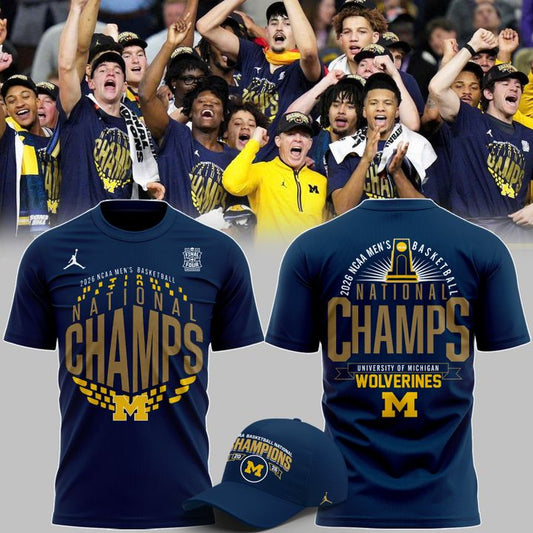 Michigan Wolverines - 2026 National Champions T Shirt | JJ10 Moonbestprint