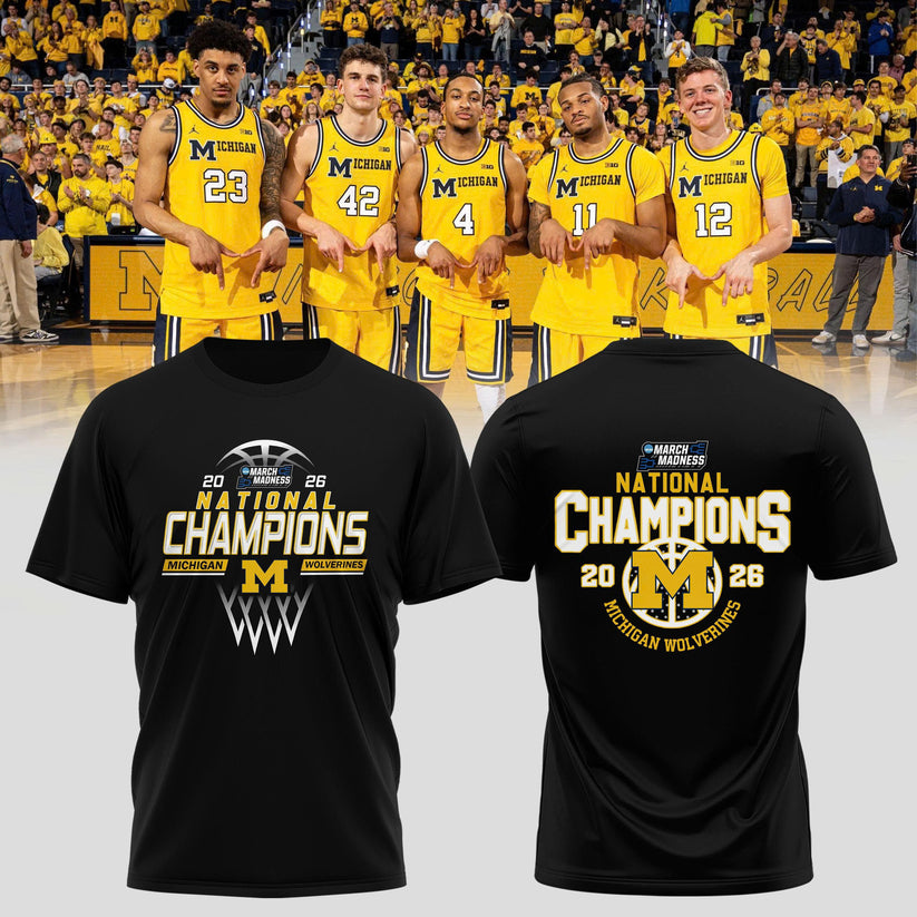 Michigan Wolverines - 2026 National Champions T Shirt | SF88 Moonbestprint
