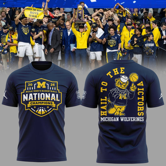 Michigan Wolverines - 2026 National Champions T Shirt | WX96 Moonbestprint
