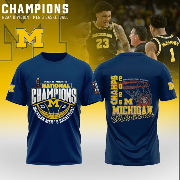 Michigan Wolverines - 2026 National Champions T Shirt | XC72 Moonbestprint