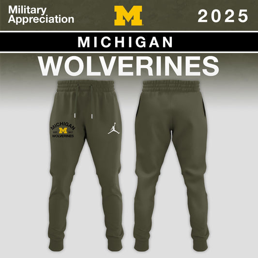 Michigan Wolverines 2025 Military Appreciation Limited Edition T-shirt Moonbestprint