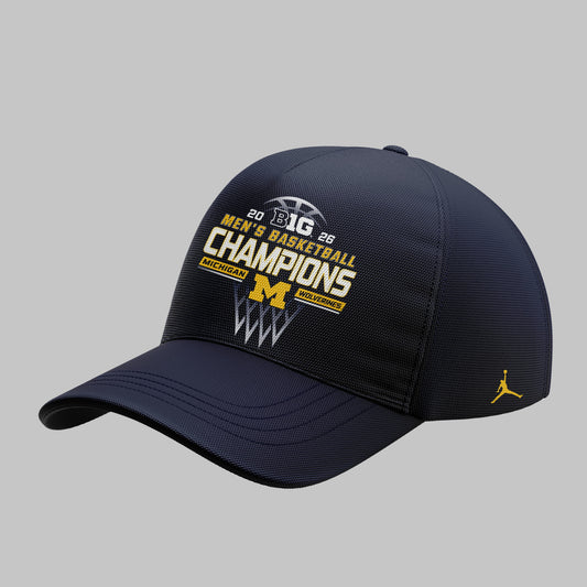 Michigan Wolverines 2026 Big Ten Basketball Champions TShirt - Men's Basketball Apparel Moonbestprint