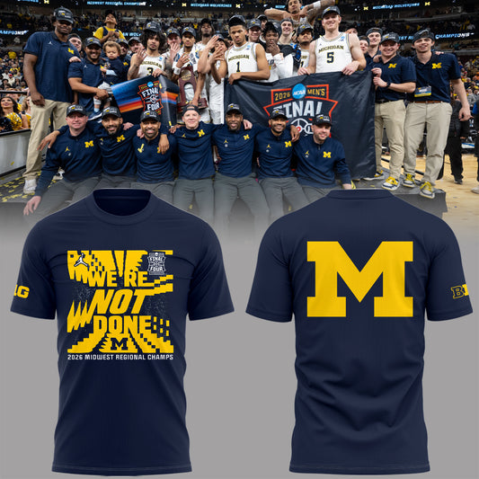 Michigan Wolverines Limited Edition Men's Basketball Final Four Shirt | KS54 Moonbestprint