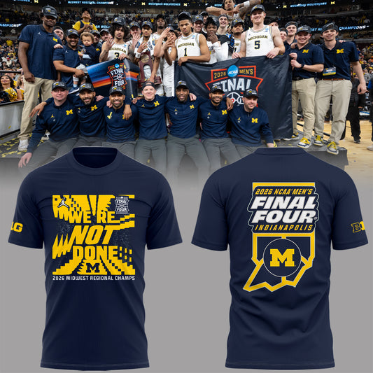 Michigan Wolverines Limited Edition Men's Basketball Final Four Shirt | MU96 Moonbestprint