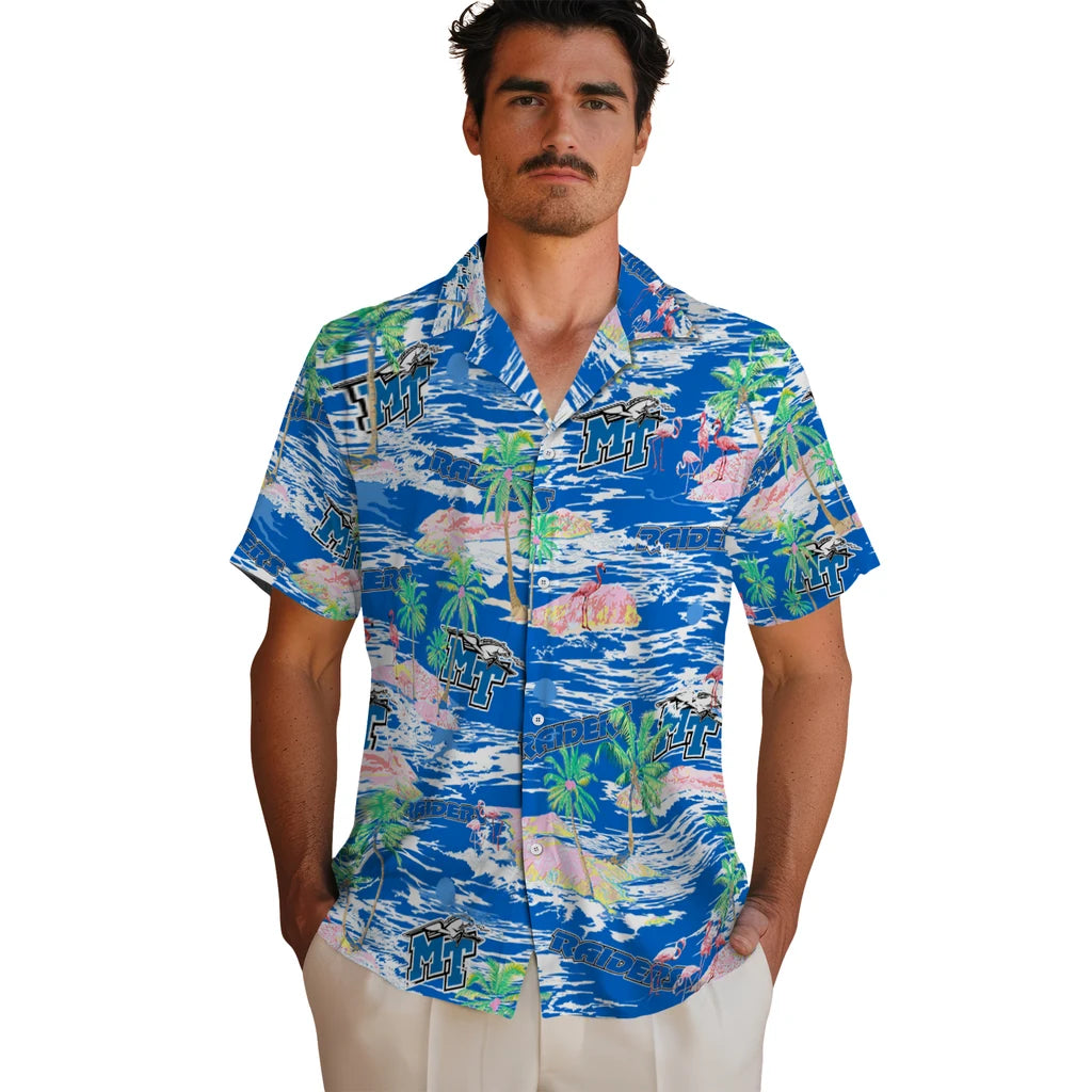 Middle Tennessee Raiders Flamingo Retreat 2026 Hawaiian Shirt – Moonbestprint