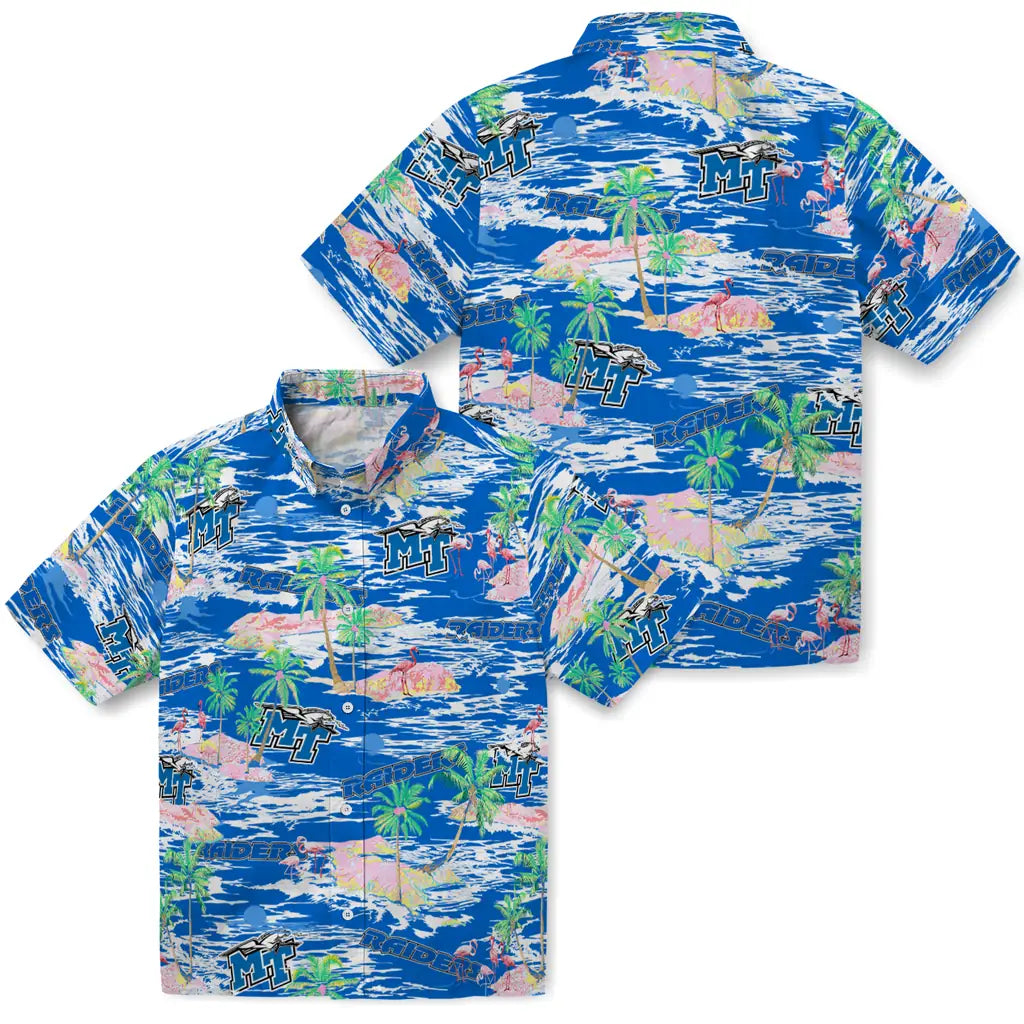 Middle Tennessee Raiders Flamingo Retreat 2026 Hawaiian Shirt – Moonbestprint