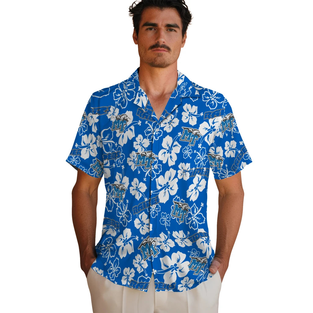 Middle Tennessee Raiders Hibiscus Bloom Hawaiian Shirt – Moonbestprint