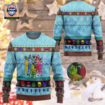 Mighty Morphin Power Rangers G-Ranger Christmas Sweater ? Usalast