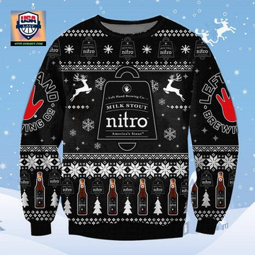 Milk Stout Nitro Beer Ugly Christmas Sweater 2022 ? Usalast