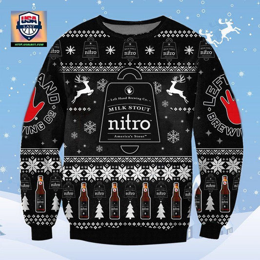 Milk Stout Nitro Beer Ugly Christmas Sweater 2022 ? Usalast