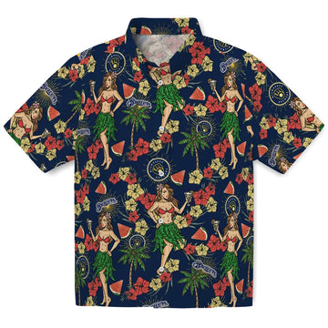 Milwaukee Brewers Hawaiian Shirt - Hawaiian Girls Design | Moonbestprint