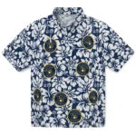 Milwaukee Brewers Hawaiian Shirt - Hibiscus Motif | Moonbestprint