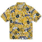Milwaukee Brewers Hawaiian Shirt - Hibiscus Overlay | Moonbestprint