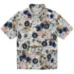 Milwaukee Brewers Hawaiian Shirt - Hibiscus Seaside | Moonbestprint