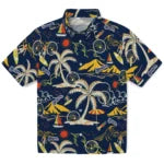 Milwaukee Brewers Hawaiian Shirt - Palm Tree Island | Moonbestprint