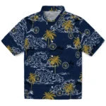 Milwaukee Brewers Hawaiian Shirt - Wave Palm | Moonbestprint