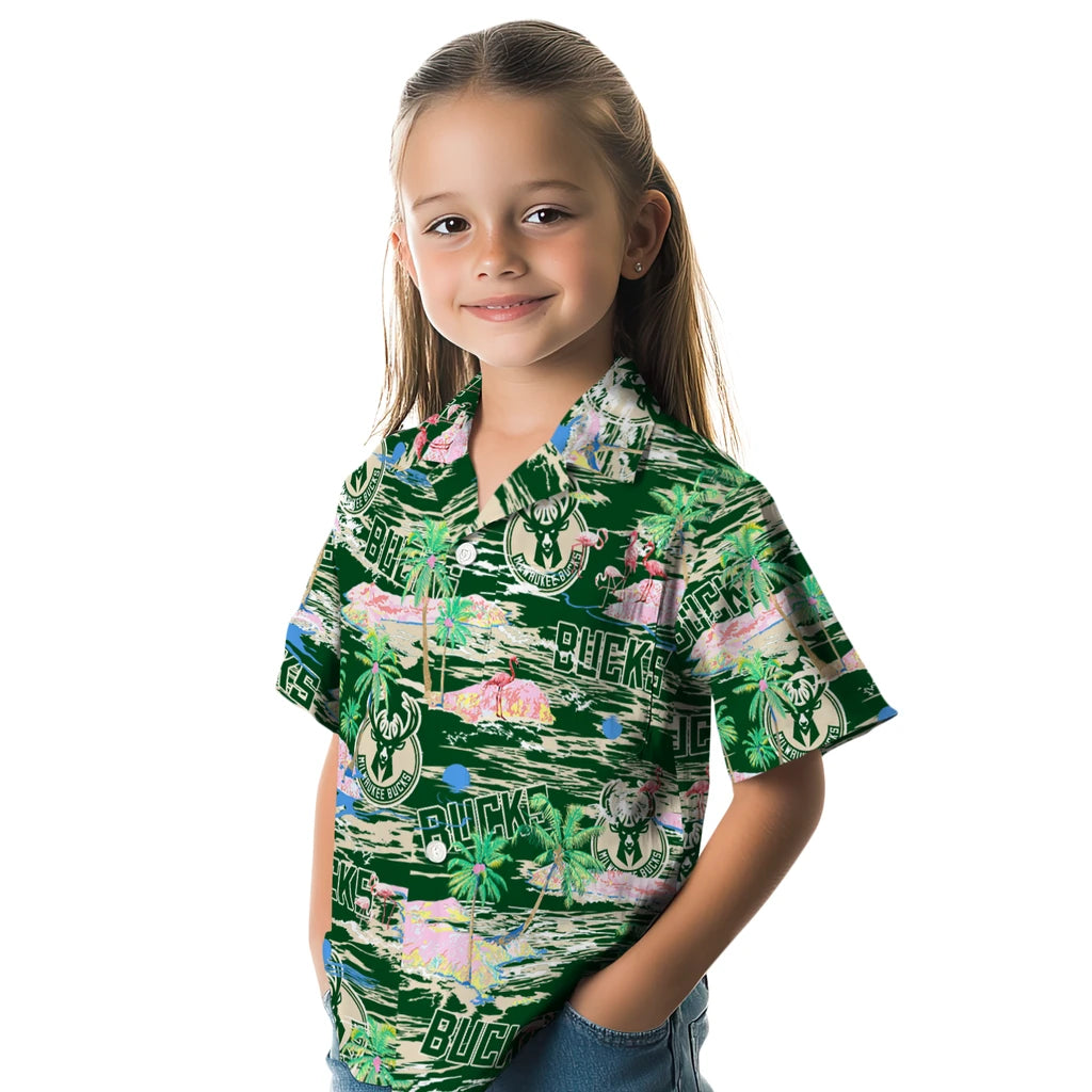 Milwaukee Bucks Flamingo Retreat 2026 Hawaiian Shirt – Moonbestprint