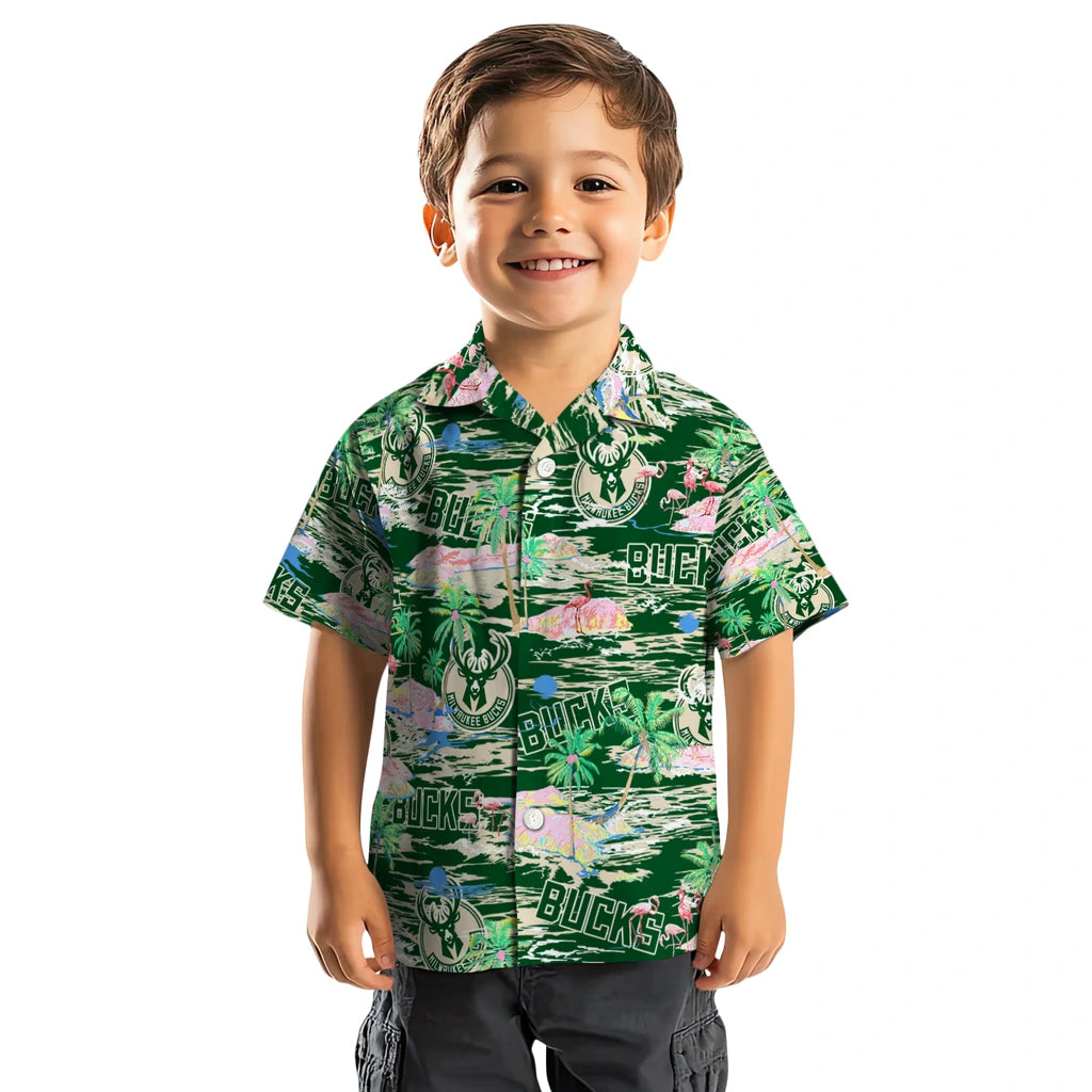 Milwaukee Bucks Flamingo Retreat 2026 Hawaiian Shirt – Moonbestprint