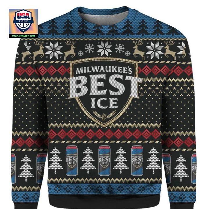 Milwaukee?s Best Ice Ugly Christmas Sweater 2022 ? Usalast
