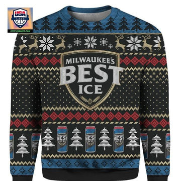 Milwaukee?s Best Ice Ugly Christmas Sweater 2022 ? Usalast