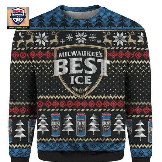 Milwaukee?s Best Ice Ugly Christmas Sweater 2022 ? Usalast