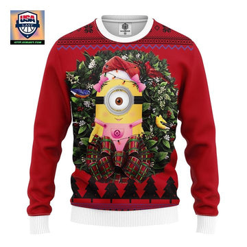 Minion Girl Despicable Me Noel Mc Ugly Christmas Sweater Thanksgiving Gift ? Usalast