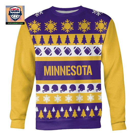 Minnesota Football Ugly Christmas Sweater ? Usalast