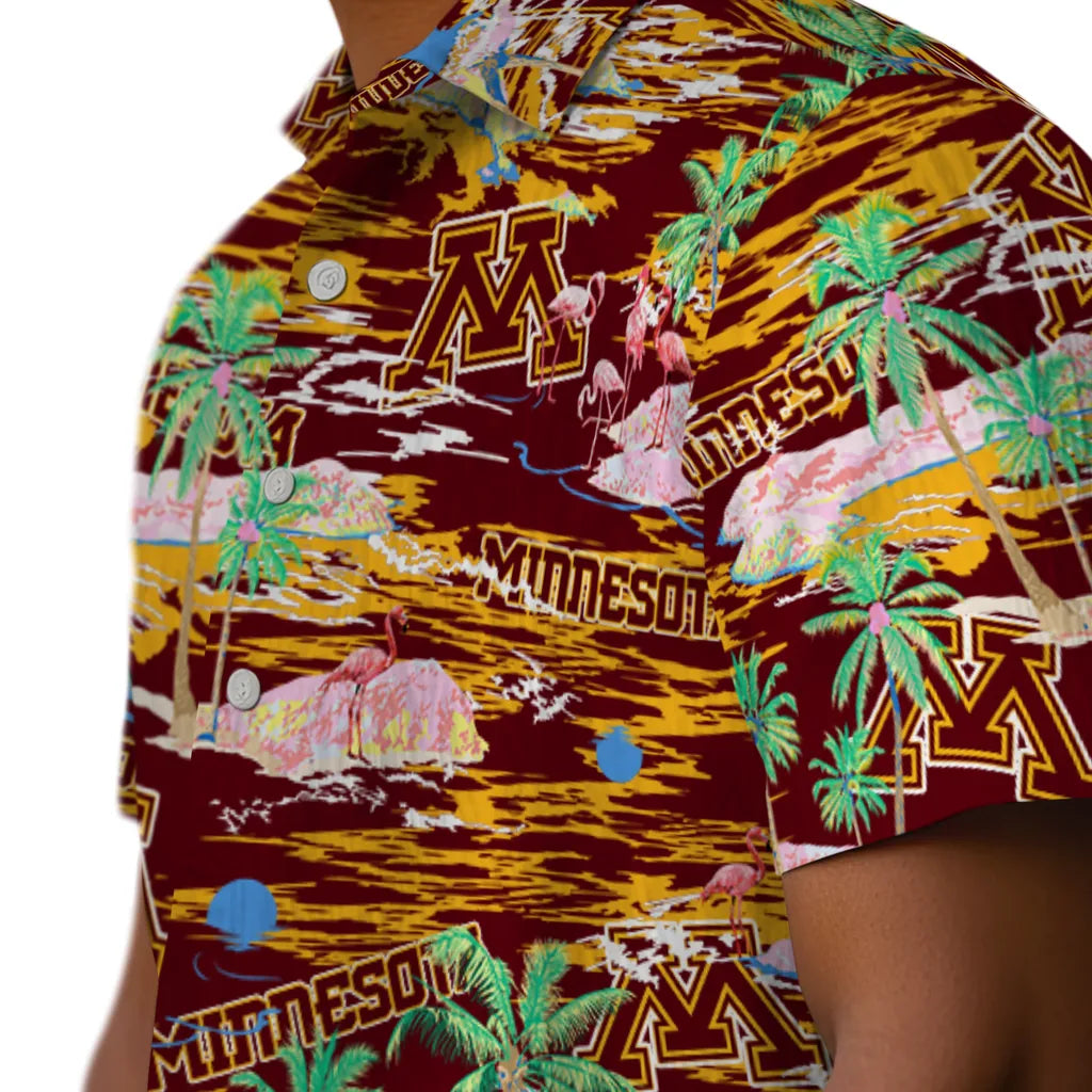 Minnesota Golden Gophers Flamingo Retreat 2026 Hawaiian Shirt – Moonbestprint